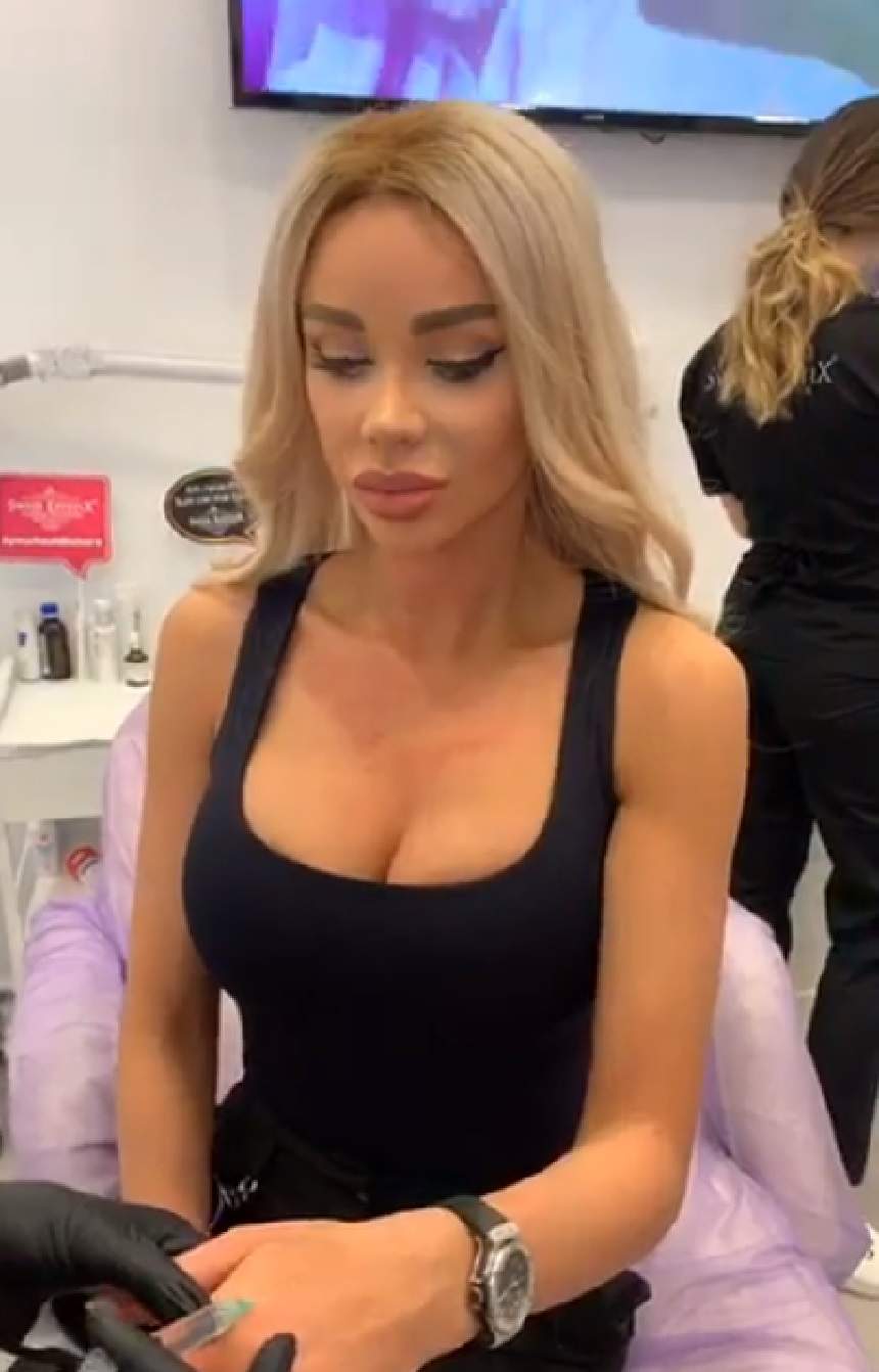 Vrea să fie perfectă! Bianca Drăguşanu, din nou la estetician