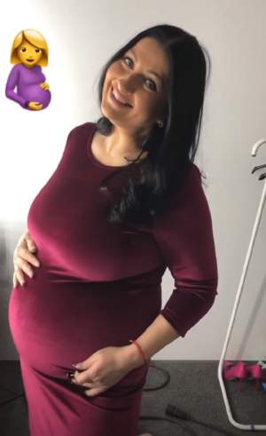 FOTO / Ce graviduță frumoasă este Gabriela Cristea! Vedeta și-a arătat burtica, în toată splendoarea