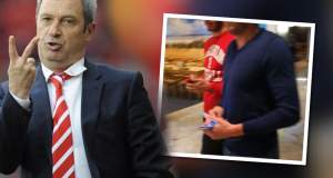 VIDEO PAPARAZZI / Trădarea sfârşitului de an la Dinamo! Un fotbalist al „câinilor roşii”, la masă cu omul care l-a scos din minţi pe Mircea Rednic