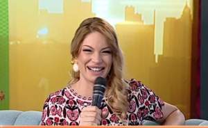 VIDEO / Valentina Borcea, prima apariţie într-un platou TV după 5 ani! Ce nume a ales pentru gemene