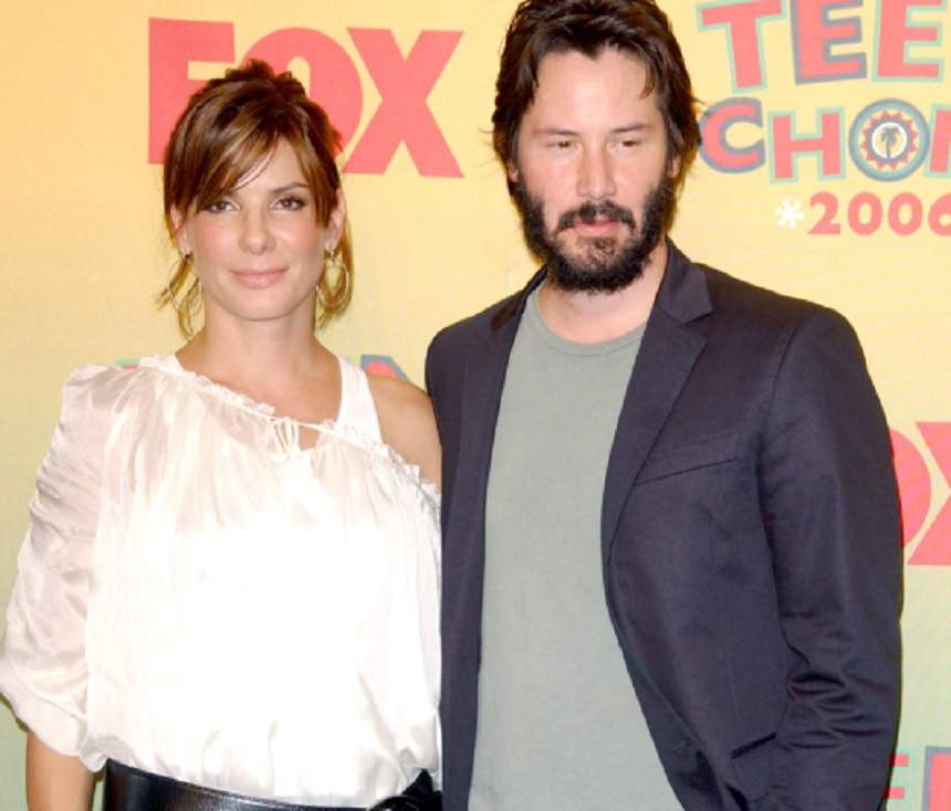 Sandra Bullock, îndrăgostită lulea de Keanu Reeves: "Se uita la mine și mă topeam"