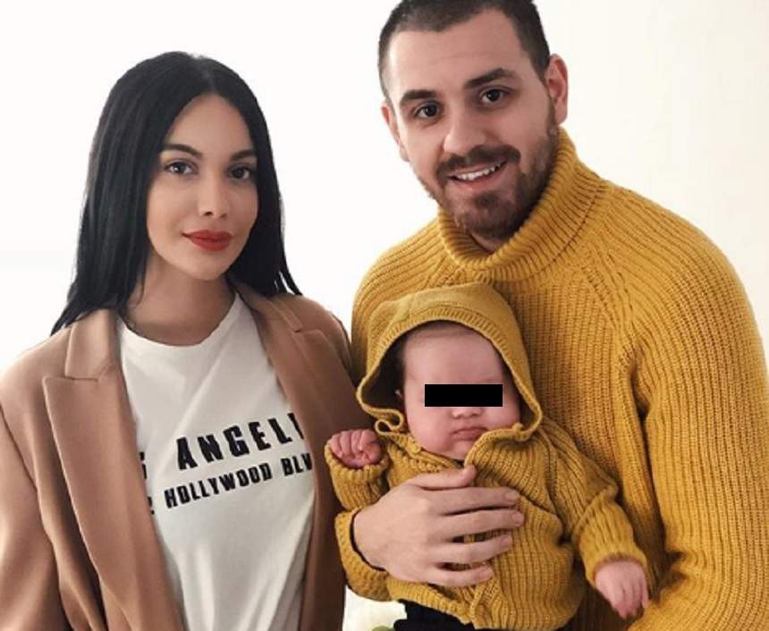 FOTO / Așa arată familia perfectă! Betty Stoian, Cătălin Vișănescu și fiul lor, primul Crăciun în 3