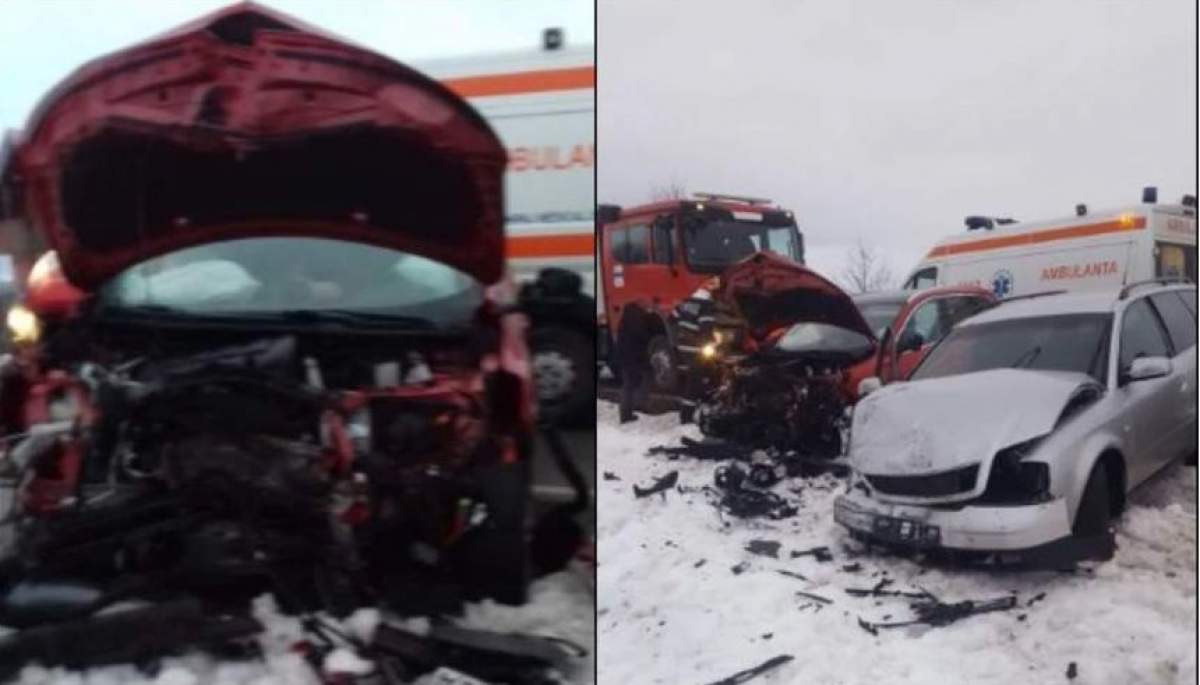 Accident grav, la o zi după Crăciun. Șase victime, printre care o femeie însărcinată