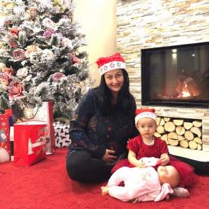 FOTO / Cadoul primit de fetița Gabrielei Cristea, de Crăciun: „O pregătiți pentru cel de-al doilea bebe, nu?”