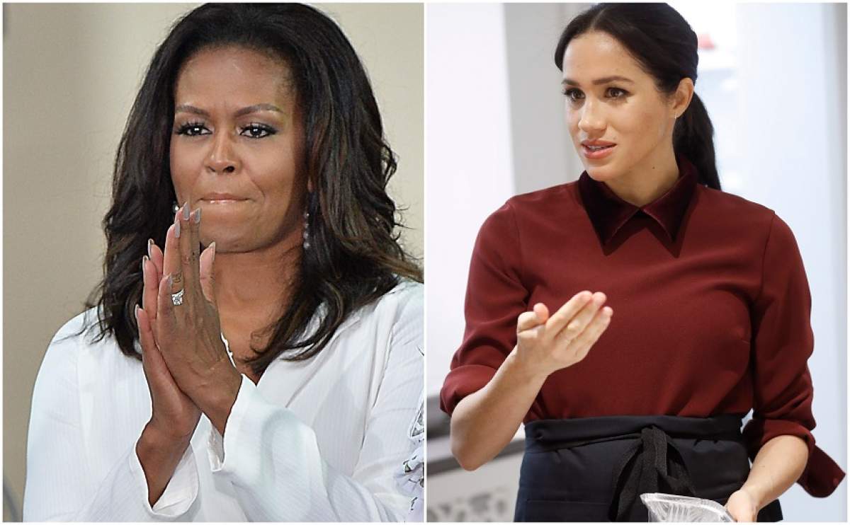 Michelle Obama o "liniștește" pe Meghan Markle. Ce sfat i-a dat ducesei fosta Prima Doamnă a Americii