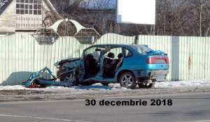 Tânără din Neamț, moartă în urma unui cumplit accident. Mașina în care a murit zace de 15 zile la locul tragediei