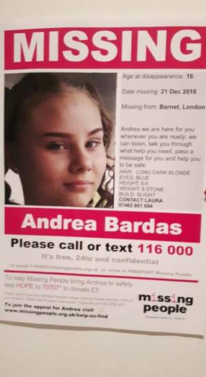 Româncă de 16 ani din Londra, dispărută de acasă. Familia se teme că ar fi fost răpită de o bandă de traficanți