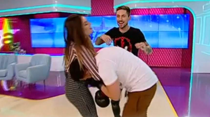 VIDEO / S-a întâmplat în urmă cu puţin timp! Diana Belbiţă a bătut un prezentator TV, în direct