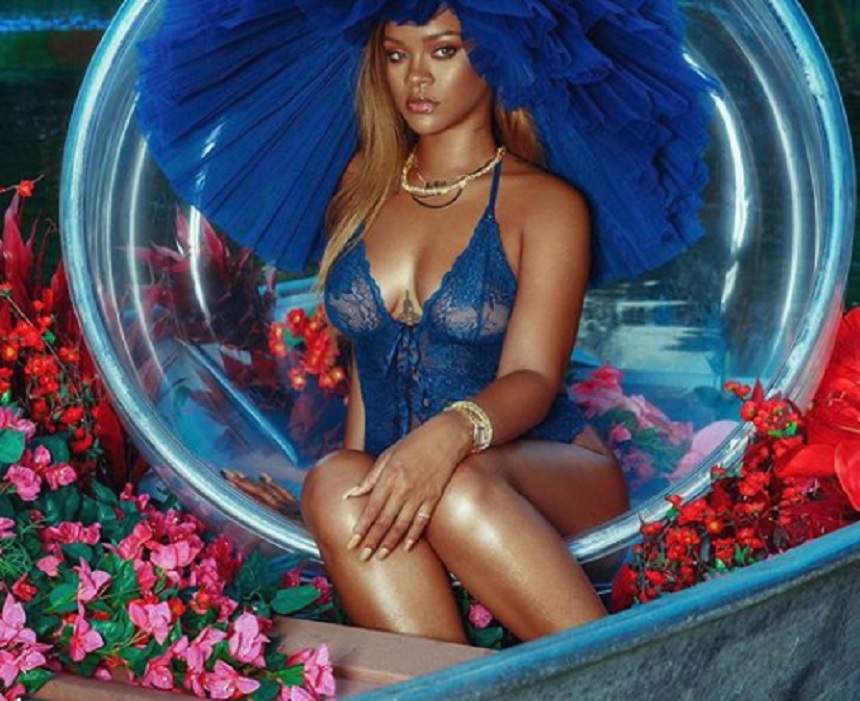 FOTO / Rihanna, criticată după ce s-a pozat în lenjerie: "Mai lasă-ne, vrem muzică de la tine"