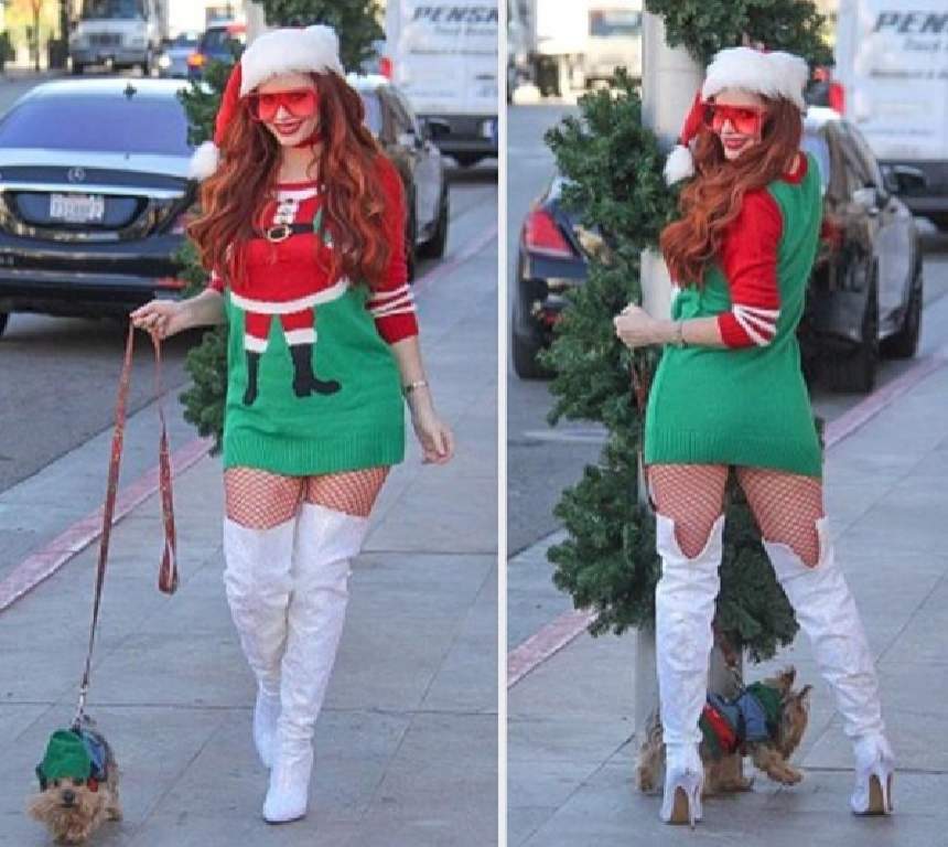 FOTO / Phoebe Price s-a costumat „sexy” de Crăciun, dar fanii au luat-o la mișto: „Mă faci să râd cu lacrimi”