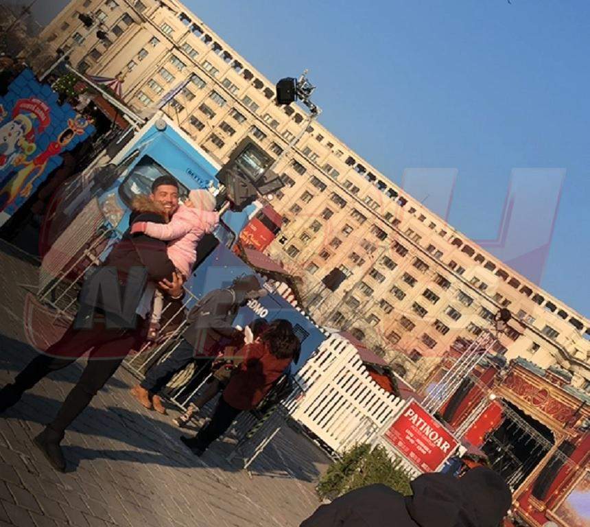 VIDEO PAPARAZZI / Toată lumea ştie că Anda Adam face show, dar stai să-l vezi pe soţul ei! Bărbatul, spectacol în buricul târgului
