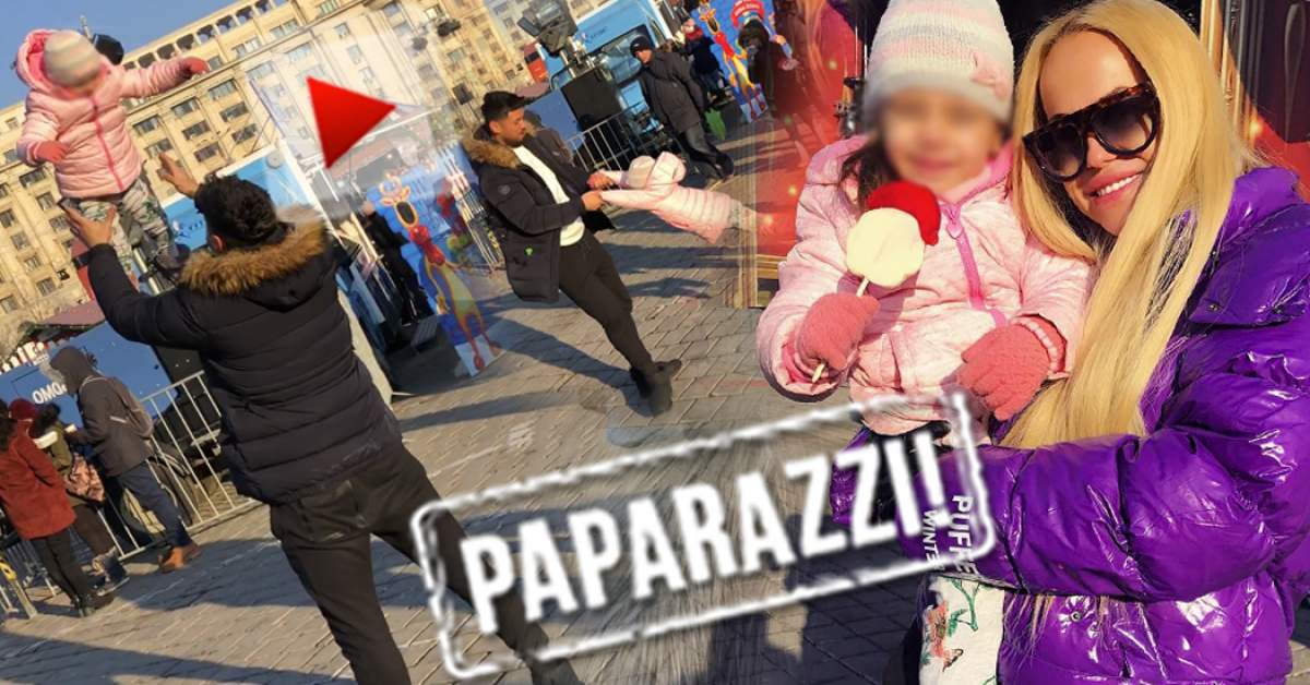 VIDEO PAPARAZZI / Toată lumea ştie că Anda Adam face show, dar stai să-l vezi pe soţul ei! Bărbatul, spectacol în buricul târgului