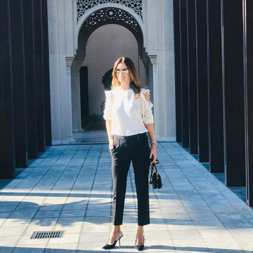 FOTO / Cea mai sexy nevastă de antrenor? Adriana Petrescu este considerată Victoria Beckham a României
