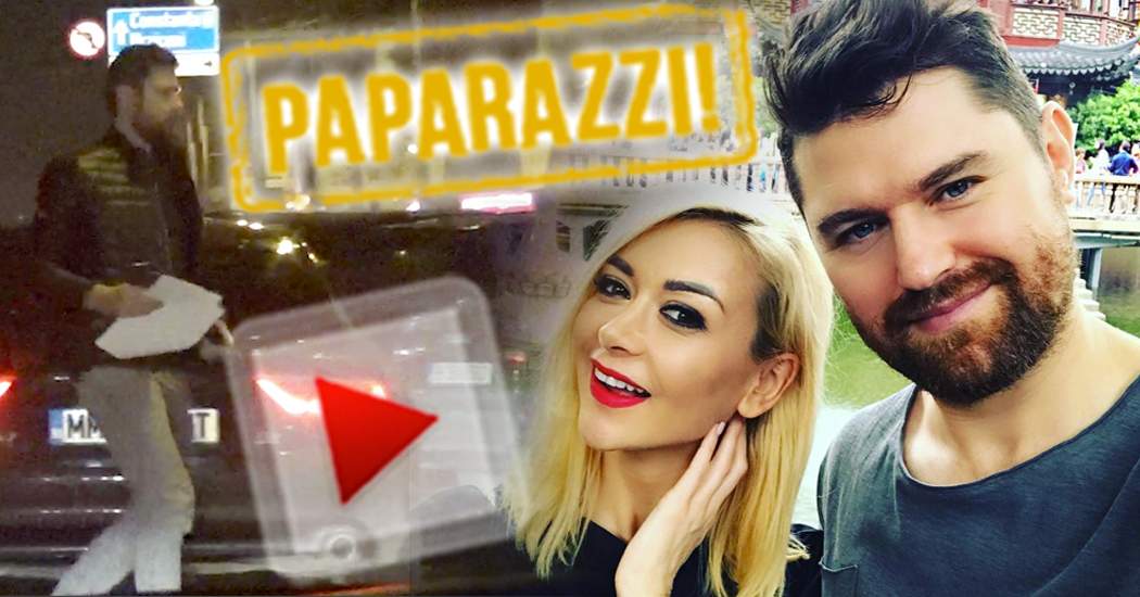 VIDEO PAPARAZZI / Denisa de la Bambi şi iubitul ei au făcut-o de oaie în trafic! Cum au scăpat de furia unui şofer