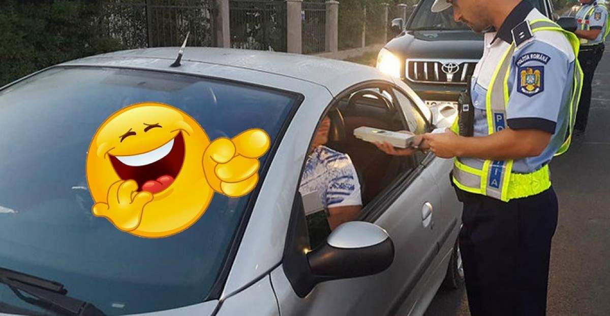 BANCUL ZILEI: Un automobilist este oprit de un poliţist