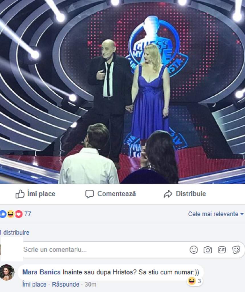 VIDEO / Oana Lis, deranjată de vârsta pe care a primit-o în emisiunea "Guess My Age". Ce a spus Mara Bănică