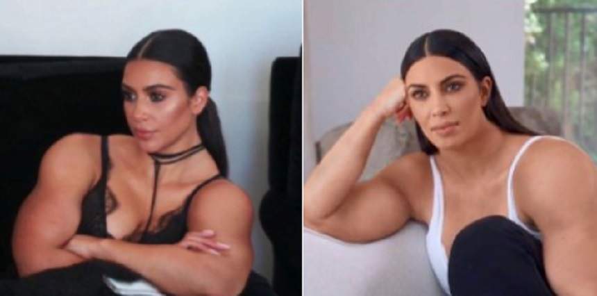 Kim Kardashian a ajuns de râs pe internet. Fotografiile sunt virale