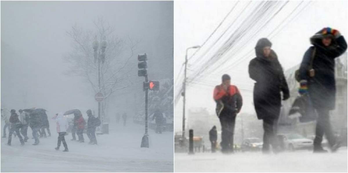 Prognoza meteo de weekend! Va fi ninsoare viscolită, lapoviţă şi ceaţă. Zonele care vor fi îngropate în zăpadă