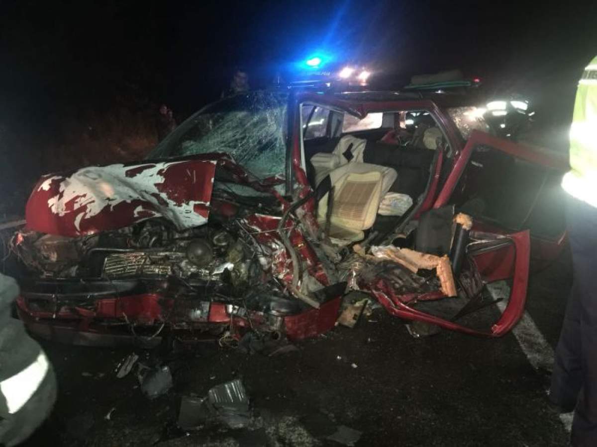 FOTO / Accident grav în Timiș! O fetiță de 6 ani a murit, iar alte persoane sunt rănite