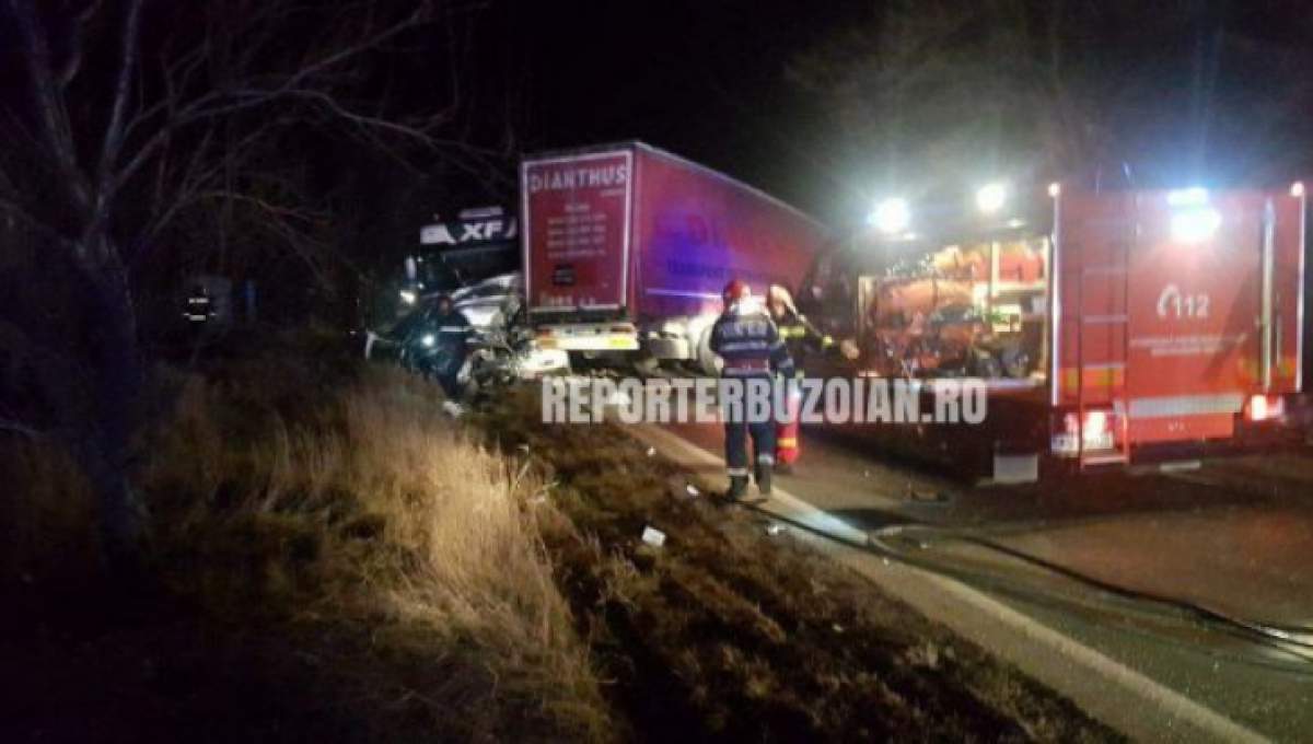 Accident mortal pe DN1B! O cisternă, o maşină şi un TIR s-au izbit cumplit. O persoană a murit, iar alta se zbate să trăiască