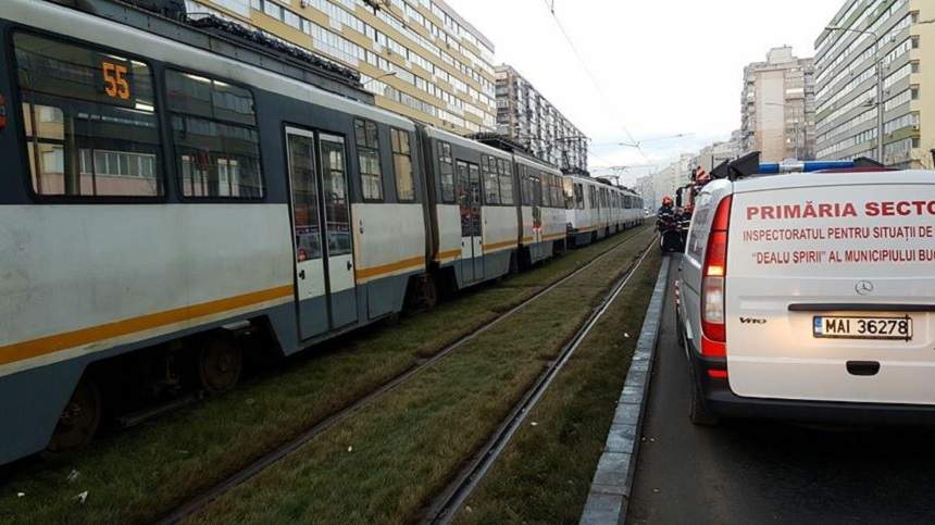 Accident teribil în Bucureşti! O femeie a murit în această dimineaţă, călcată de tramvai