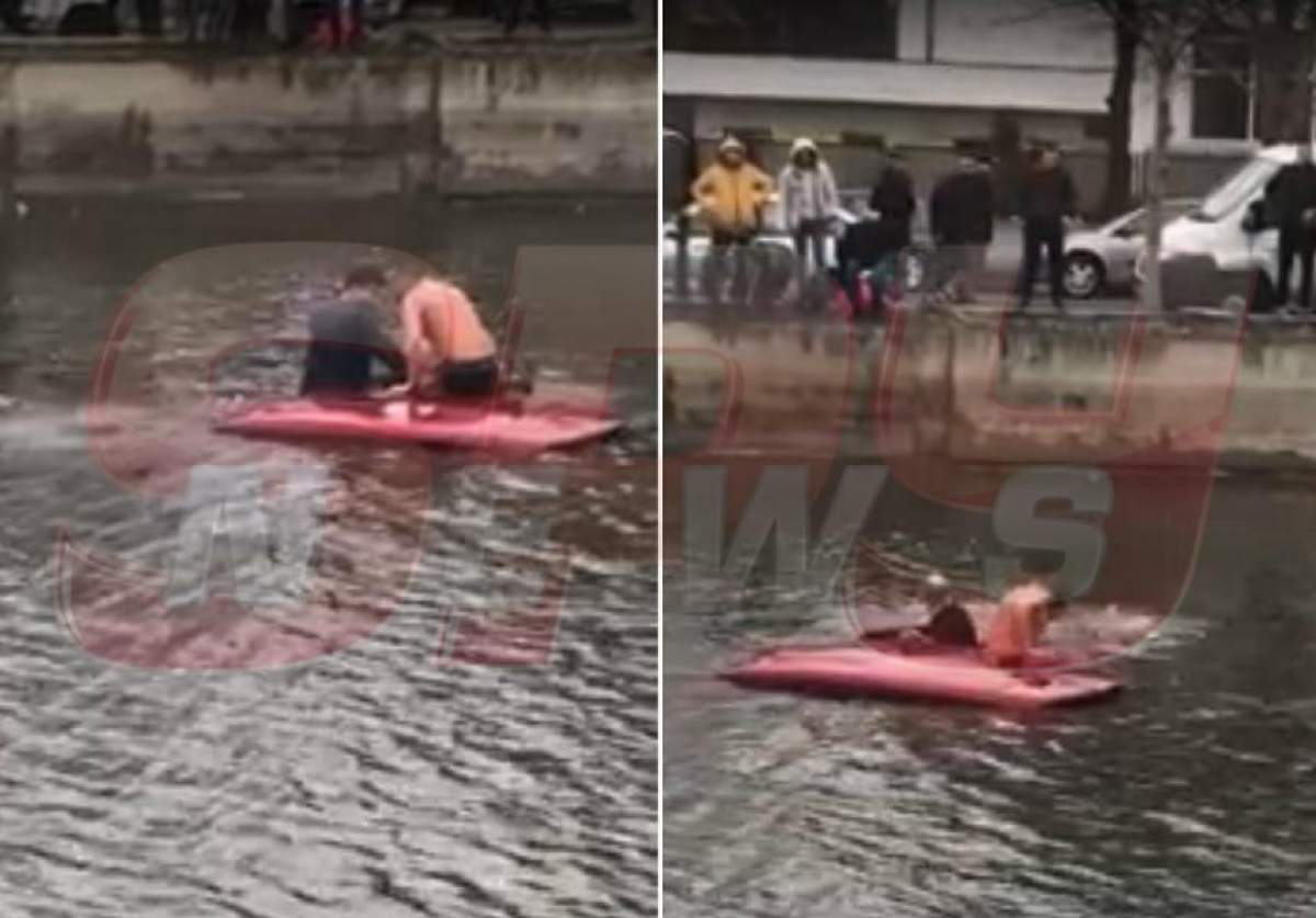 VIDEO / Bolid căzut în Dâmboviţa! Scafandrii au ajuns la faţa locului