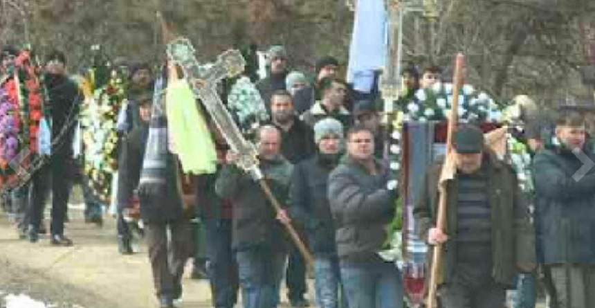 Soțul criminal al Anastasiei Cecati, condus pe ultimul drum de familie și prieteni