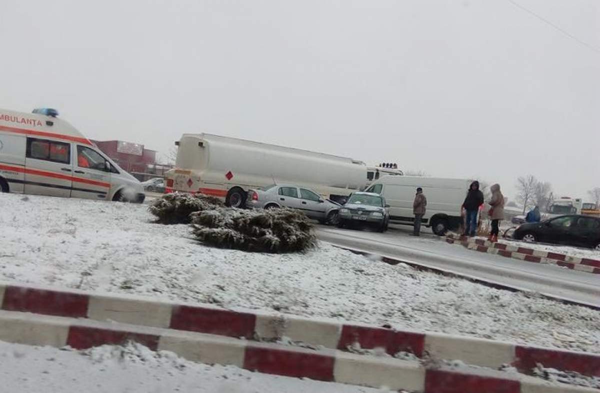 Accident în lanţ, în Constanţa! Ce se întâmplă acum la locul evenimentului!