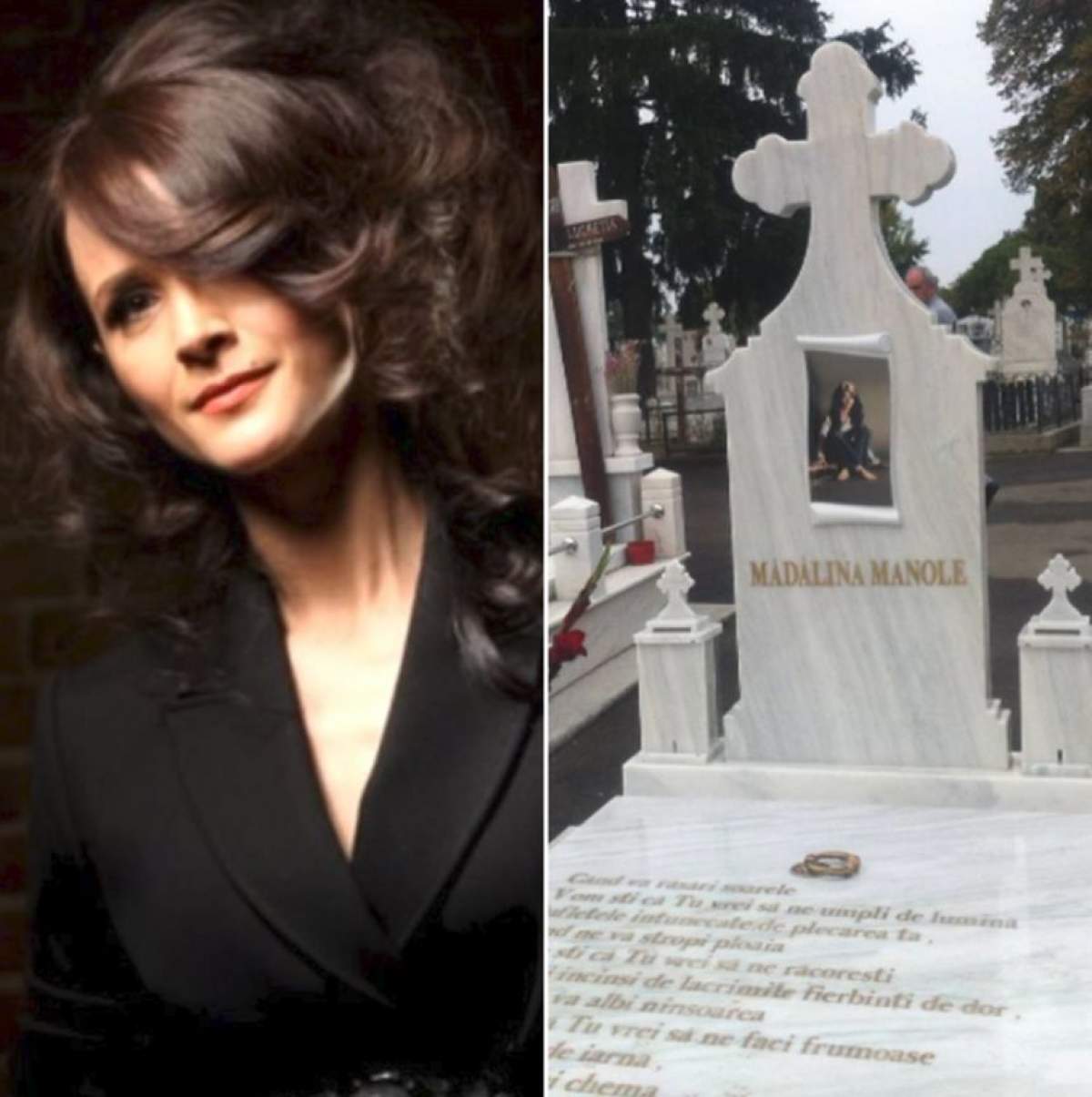 FOTO & VIDEO / Mădălina Manole, comemorată de foştii colegi de scenă. Momente emoţionante la mormântul regratei artiste