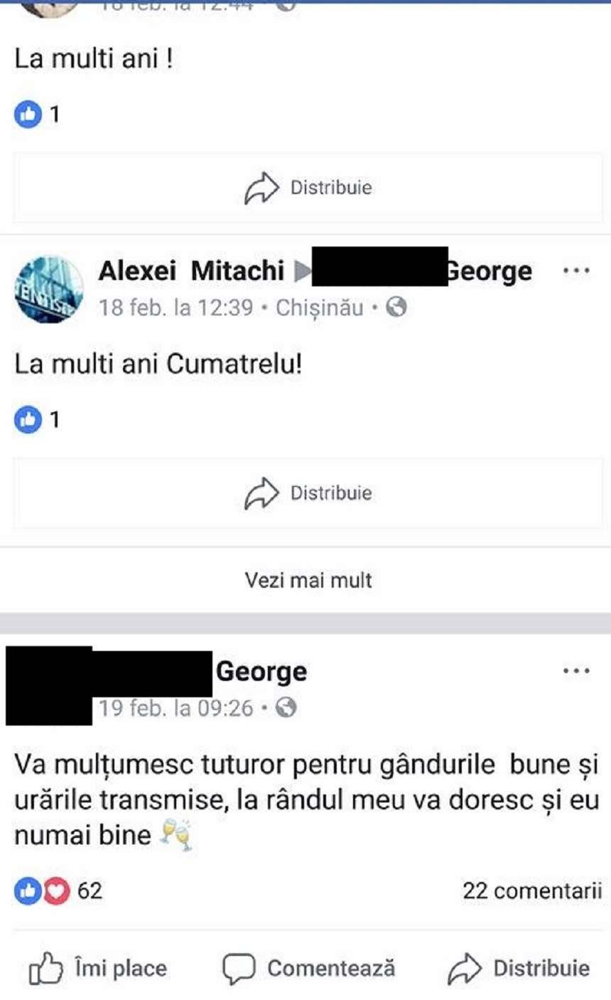 FOTO / Cu o oră înainte să o omoare pe Anastasia Cecati, Alexei Mitachi a scris acest mesaj