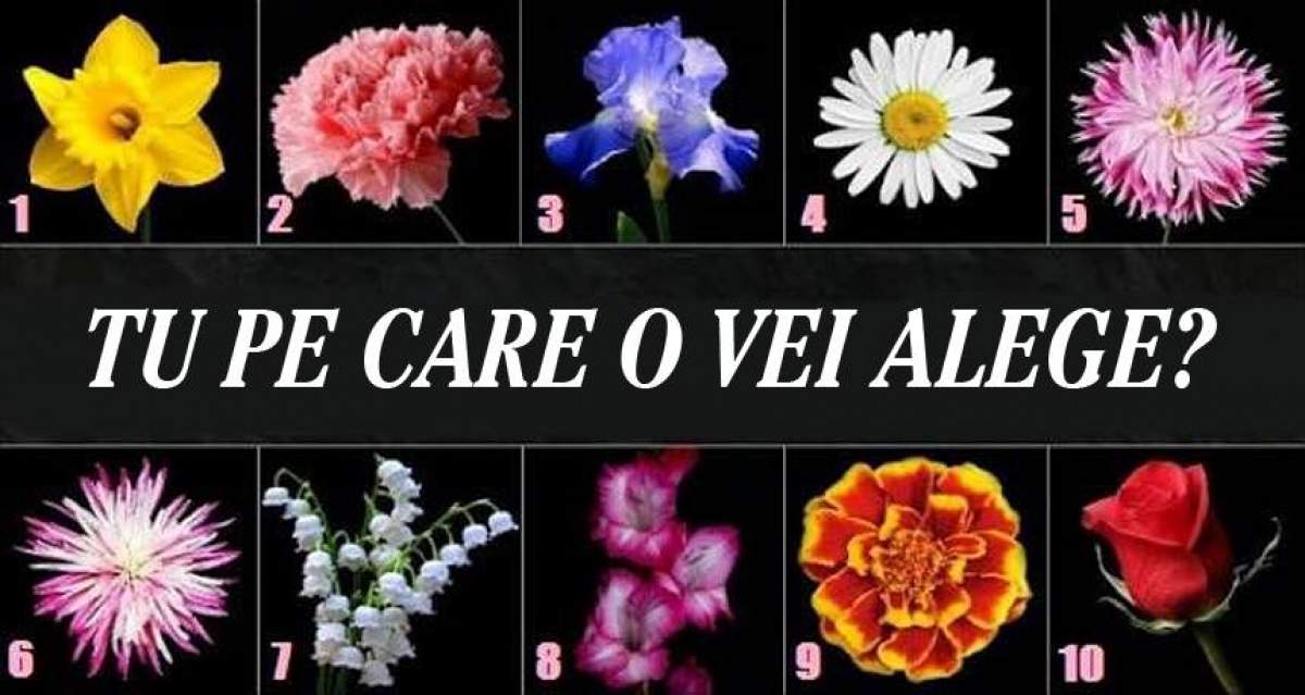 FOTO / Testul florilor îți va dezvălui o informație secretă despre tine