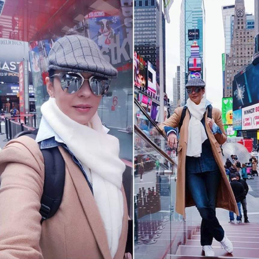 FOTO / Andreea Marin a plecat la New York! Cine o însoţeşte pe vedetă