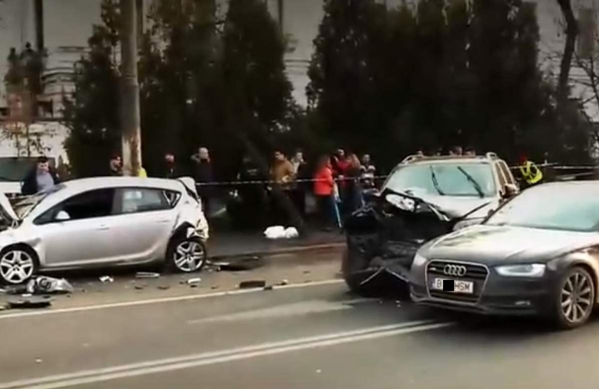 Șoferul care a provocat accidentul grav din București, sâmbătă, ar fi consumat cocaină! "S-au bătut pe asfalt, tăvălindu-se şi urlând: te omor"