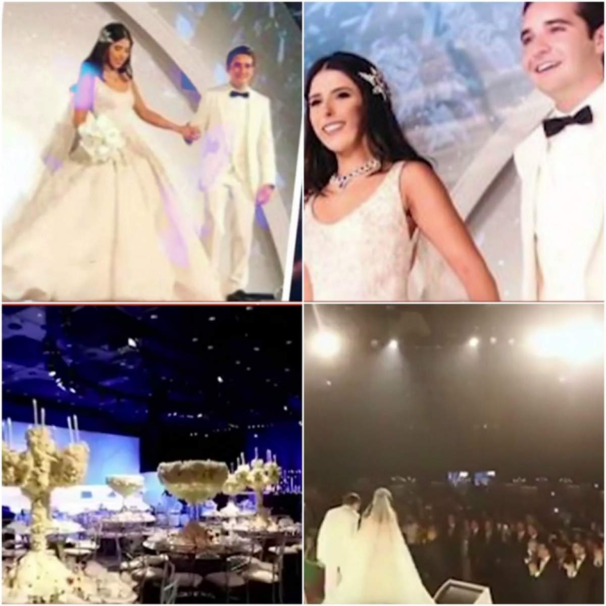 VIDEO / Pregătiri ca la curtea regală! Ea - rochie de mireasă cusută cu fir de aur, El - chipeş şi cu bani! Cum arată nunta de milionari