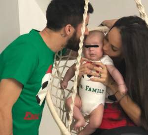 Bucurie mare în familia lui Gabriel Enache. Fotbalistul lui FCSB şi-a botezat fiul miercuri după-amiază