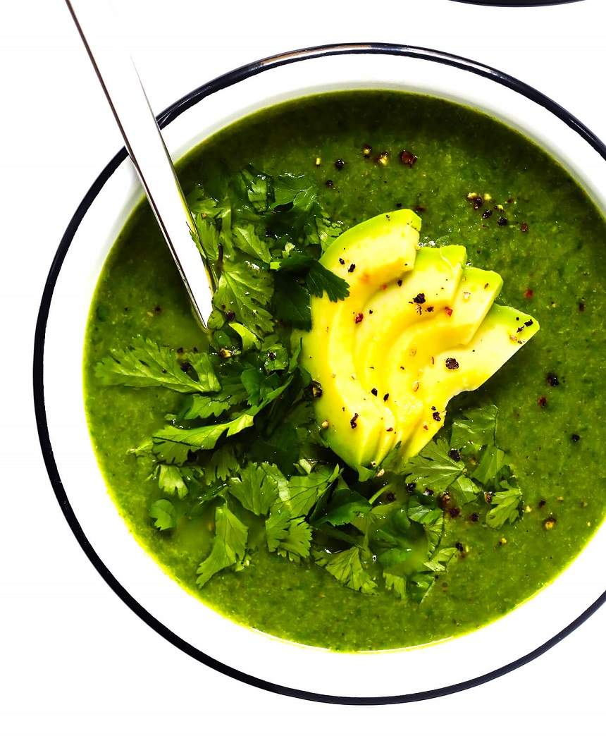 Supă cremă de broccoli şi conopidă
