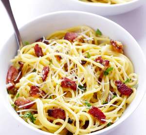 Un preparat ce se găteşte rapid! Spaghete Carbonara