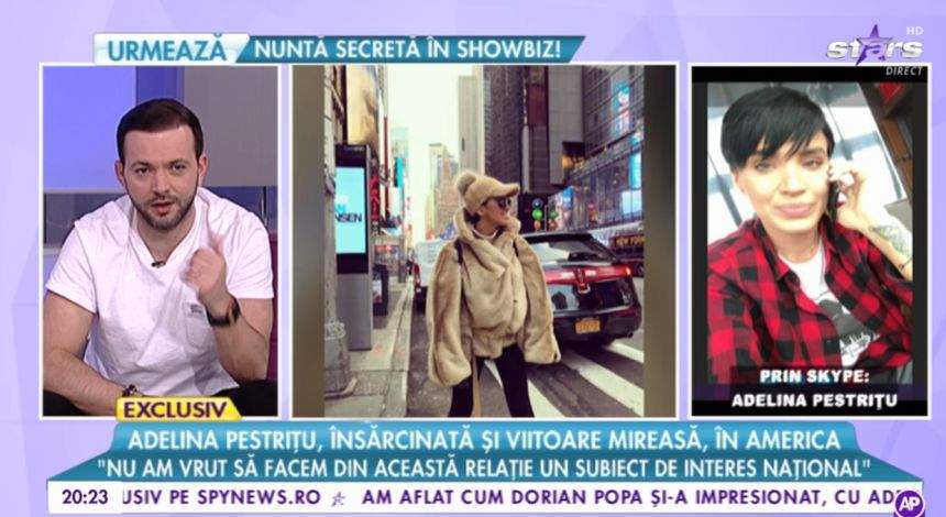 VIDEO / Adelina Pestriţu, despre motivul de a-şi ţine relaţia ascunsă cu Virgil. "El nu vrea să devină un star de cinema"