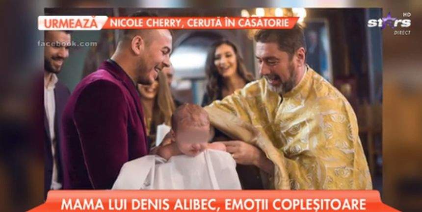 VIDEO / Denis Alibec a ajuns în faţa altarului alături de o super blondă. Mama fotbalistului a fost cea mai emoţionată