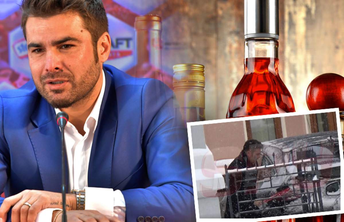 VIDEO PAPARAZZI / Adrian Mutu a sărbătorit „Mărţişorul” cu alcool! Avem imaginile!