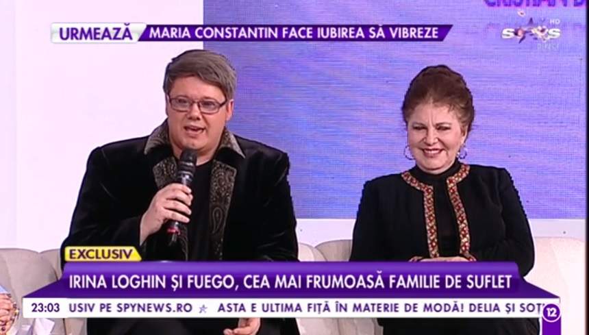 VIDEO / Fuego și "mama spirituală", o familie fericită! "N-am crezut vreodată că o să cânt cu Irina Loghin"