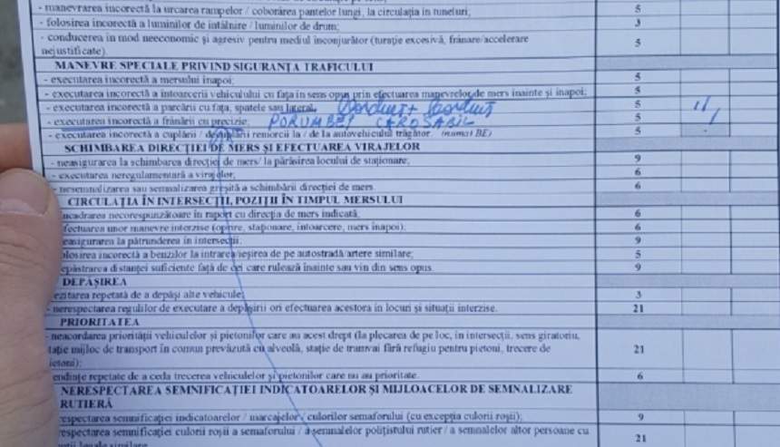 FOTO / Nu, nu e glumă! O tânără din Făgăraş a picat examenul auto pentru că nu a acordat prioritate unui porumbel