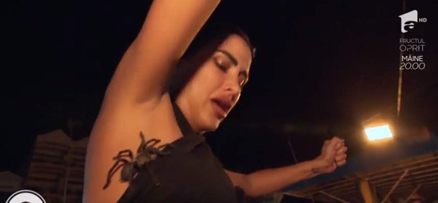 VIDEO / Daniela Crudu a urlat și a țipat la Asia Express când a trebuit să adune tarantule. "O să mă îmbolnăvesc"