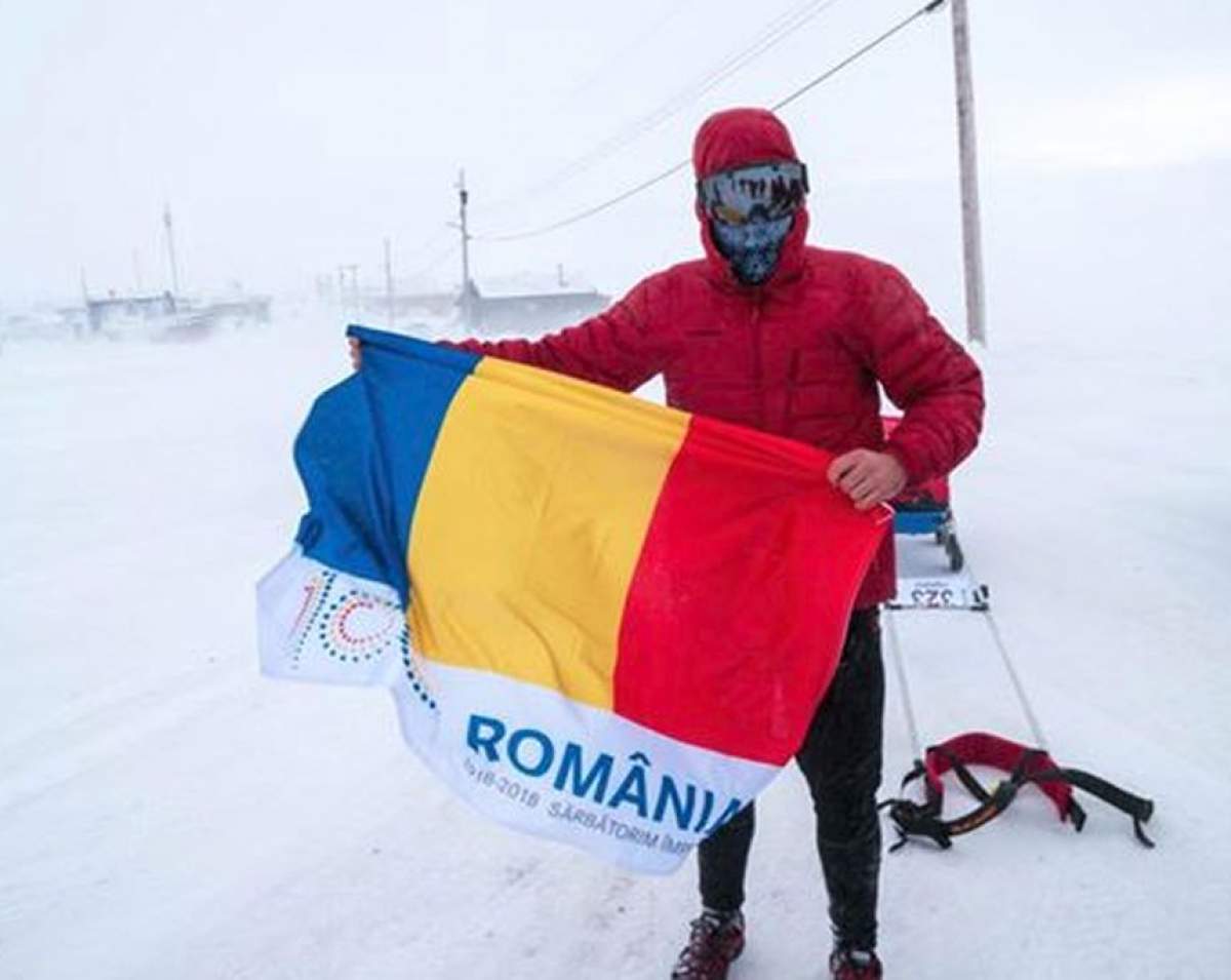 VIDEO / Cum a fost aşteptat Tibi Uşeriu la finalul cursei ultramaratonului 6633 Arctic Ultra. "Dacă aş zice că sunt bine, aş exagera"