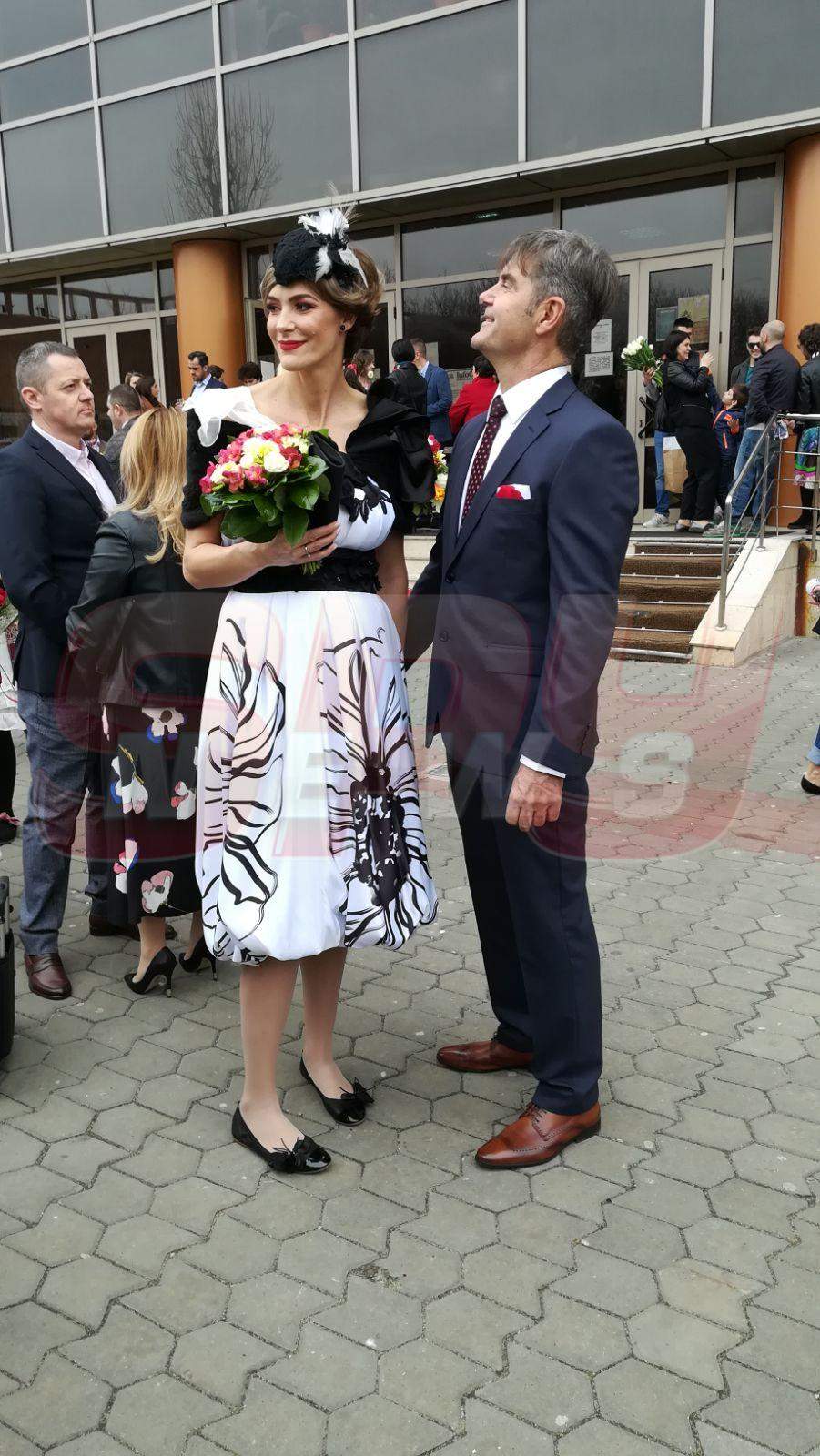 FOTO & VIDEO / Roxana Ciuhulescu, primele declarații din ziua nunții! "Suntem foarte fericiți"