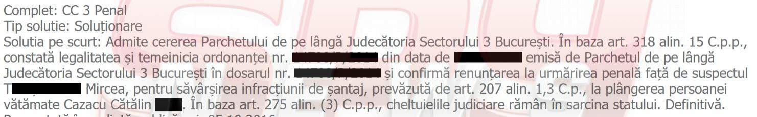 Cătălin Cazacu, audiat într-un dosar de şantaj! Probleme penale, din cauza unui interlop