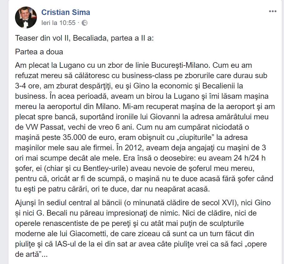 Giovani Becali, acuzat că a încercat să fure 500.000 $ dintr-o bancă elveţiană!