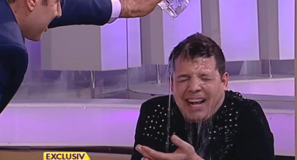 VIDEO / Jean de la Craiova s-a trezit cu un pahar de apă în direct. Cum a reacţionat artistul