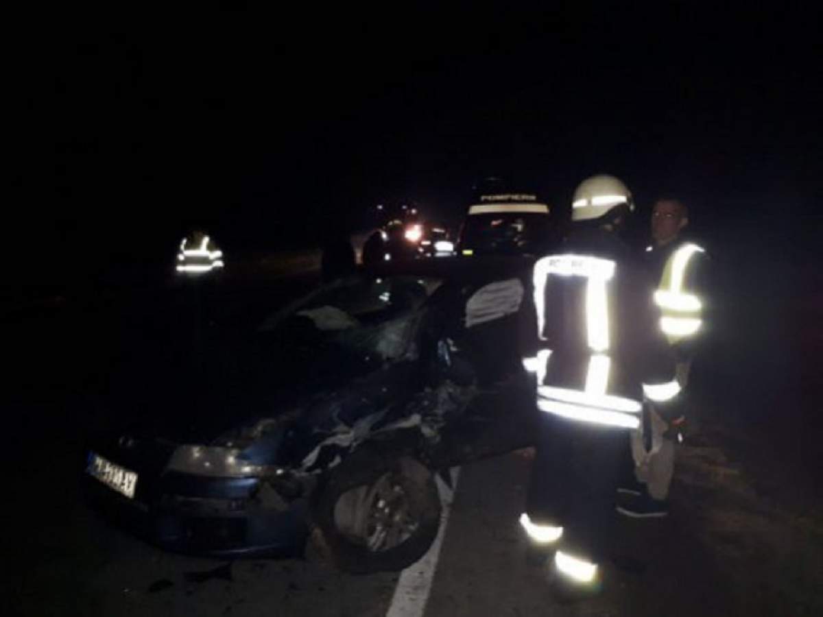 FOTO / Accident grav pe DN6! 11 persoane au fost rănite, printre care şi trei minori