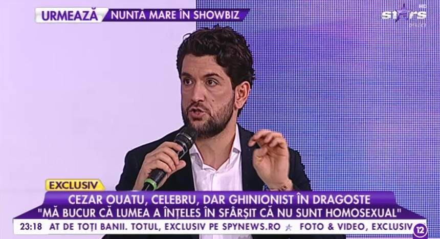 VIDEO / Cezar Ouatu, primele declarații despre femeia cu care se va însura. "Vreau mai întâi copil"